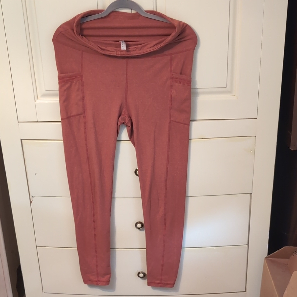 Ebb & Flow Rust Color Leggings